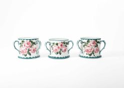 Wemyss, A set of three tygs or loving cups
