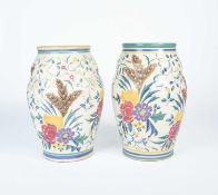 Truda Adams for Carter Stabler Adams, A rare pair of large Poole Pottery vases, circa 1926