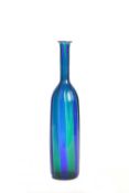 Fulvio Bianconi (1915-1996) for Venini; A Murano glass bottle, circa 1960