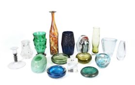 Vicke Lindstrand (1904-1983) for Orrefors; A glass vase, circa 1950
