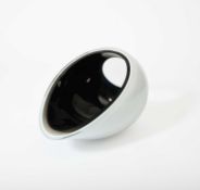 Lena Bergström (b.1961) for Orrefors; An angled glass sculptural vase, 2002