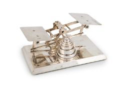 A set of Edwardian silver scales,
