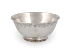 An early-18th century Dutch silver bowl,