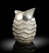 Φ By Hiroshi Suzuki - a contemporary Fine silver Aqua-Poesy jug,