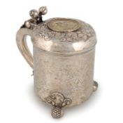 A late-17th century Baltic silver tankard,