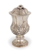 An early-19th century Indian Colonial silver covered goblet,