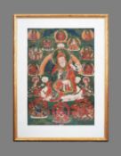A TIBETAN THANGKA OF PADMASAMBHAVA
