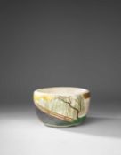 A JAPANESE KYOTO WARE BRAZIER