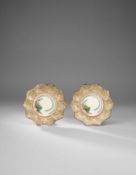 A PAIR OF JAPANESE KUTANI DISHES