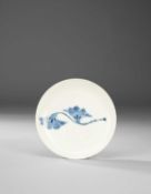 A JAPANESE AI-KAKIEMON DISH WITH GINGKO LEAVES