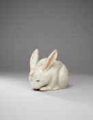 A JAPANESE KUTANI MODEL OF A HARE