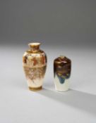 TWO MINIATURE JAPANESE VASES