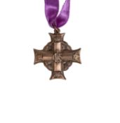 The Canadian Memorial Cross presented in commemoration of Pte. F. W. Taylor, 5th C. M. R.