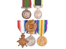 A small collection of medals