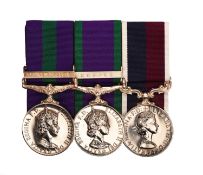 Three medals to Junior Technician R. J. Hopkins, R.A.F.