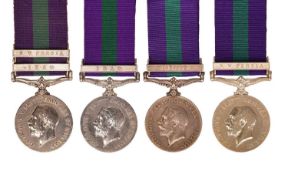 General Service Medals 1918-62 (4)