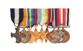 The D.S.C. group of nine medals to Commander Gerald Joel Scott, Royal Navy