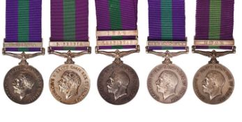General Service Medals 1918-62 (5)