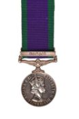 A General Service Medal 1962-2007 to Fusilier N. E. Butler, RRF, clasp: Kuwait