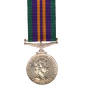 An Accumulated Campaign Service Medal 2011 to Sergeant L. E. Perkins, Queen's Lancashire Regiment