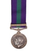 A General Service Medal 1918-62 with clasp: Southern Desert Iraq