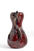Roger Law (b.1941) and Janice Tchalenko (1942-2018) at Dartington Pottery, A Lizard vase
