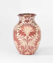 William De Morgan (1839-1917) A ruby lustre vase, circa 1885