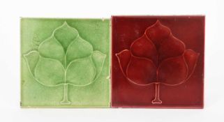 Charles Francis Annesley Voysey for Pilkington's Lancastrian, a dust-pressed tile