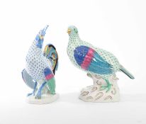 Herend, A porcelain model of a partridge, 20th Century