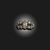 A HALF HOOP RING, 19TH CENTURY AND LATER