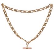 A 9CT YELLOW GOLD NECKLACE