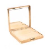 GOLDSMITHS & SILVERSMITHS CO., AN ART DECO DIAMOND-SET 9CT GOLD COMPACT, C1937