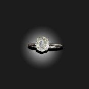 A DIAMOND SOLITAIRE RING
