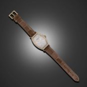 λ PATEK PHILIPPE, A LADY'S DIAMOND-SET ROSE GOLD 'GONDOLO WRISTWATCH'