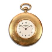 LONGINES, AN 18CT YELLOW GOLD DRESS POCKET WATCH