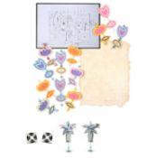 Φ A COLLECTION OF PAPER EARRINGS, AN ARTIST'S PROOF BY WENDY RAMSHAW, AND RELATED WENDY RAMSHAW EPHE