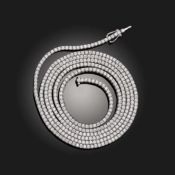 A LONG DIAMOND LINE NECKLACE