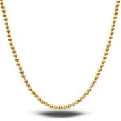A YELLOW GOLD NECKLACE