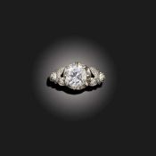 A DIAMOND SOLITAIRE RING
