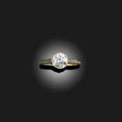 A DIAMOND SOLITAIRE RING