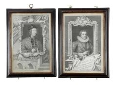 A COLLECTION OF ENGRAVINGS OF KINGS OF ENGLAND, AND THREE OTHER ENGRAVINGS (18)