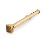 A Victorian gold propelling pen/pencil,