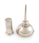 By Tiffany & Co, an American silver novelty stamp moistener,