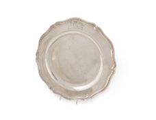 A George III silver plate,