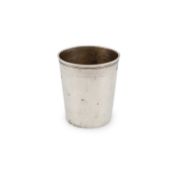 A 19th century Russian silver beaker,