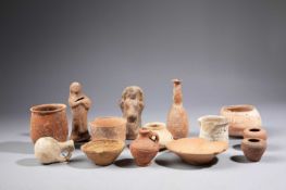 A COLLECTION OF ANCIENT POTTERY