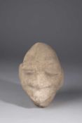 A KISSI STONE HEAD