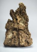A NEPAL CARVED STALACTITE SHRINE