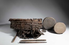 THREE NEPAL DRUMS