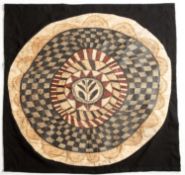 A FIJI CIRCULAR TAPA CLOTH